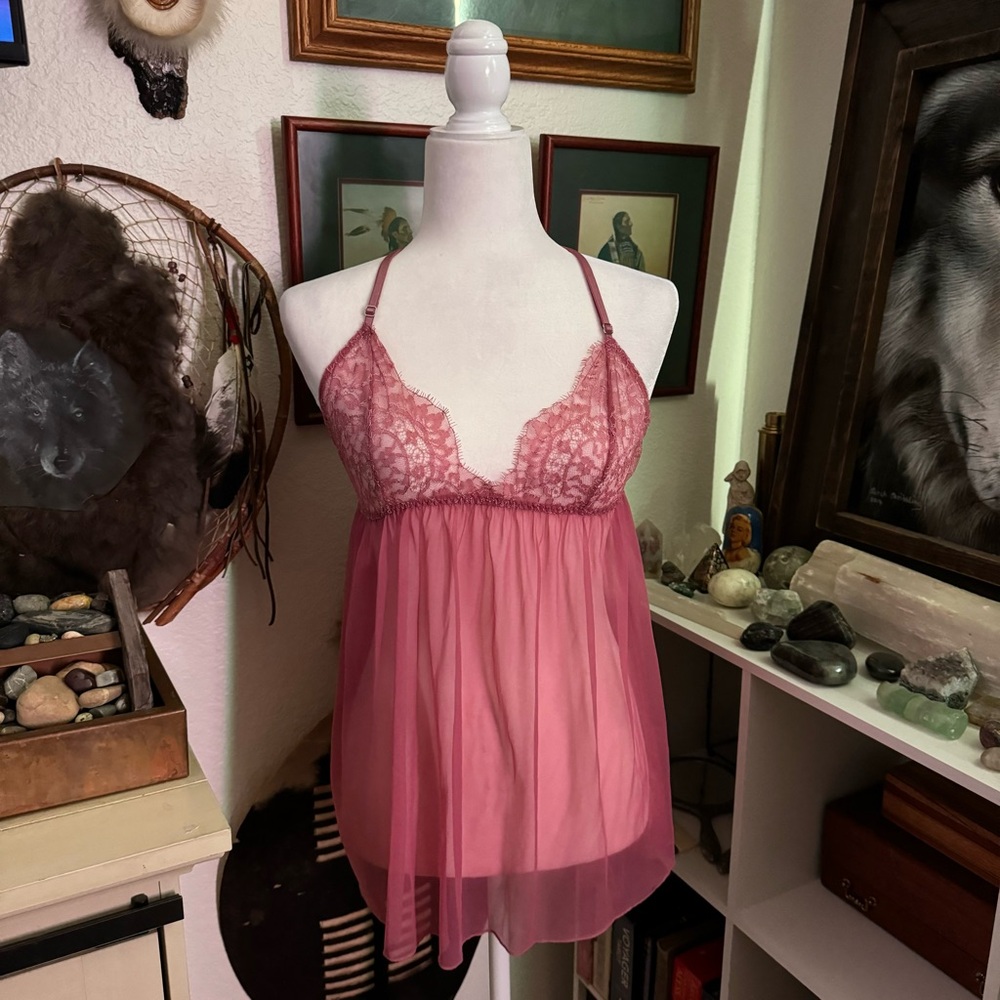 Victoria's Secret Lace Babydoll Slip